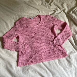 Vintage 70s Bubblegum Pink Knitted Sweater